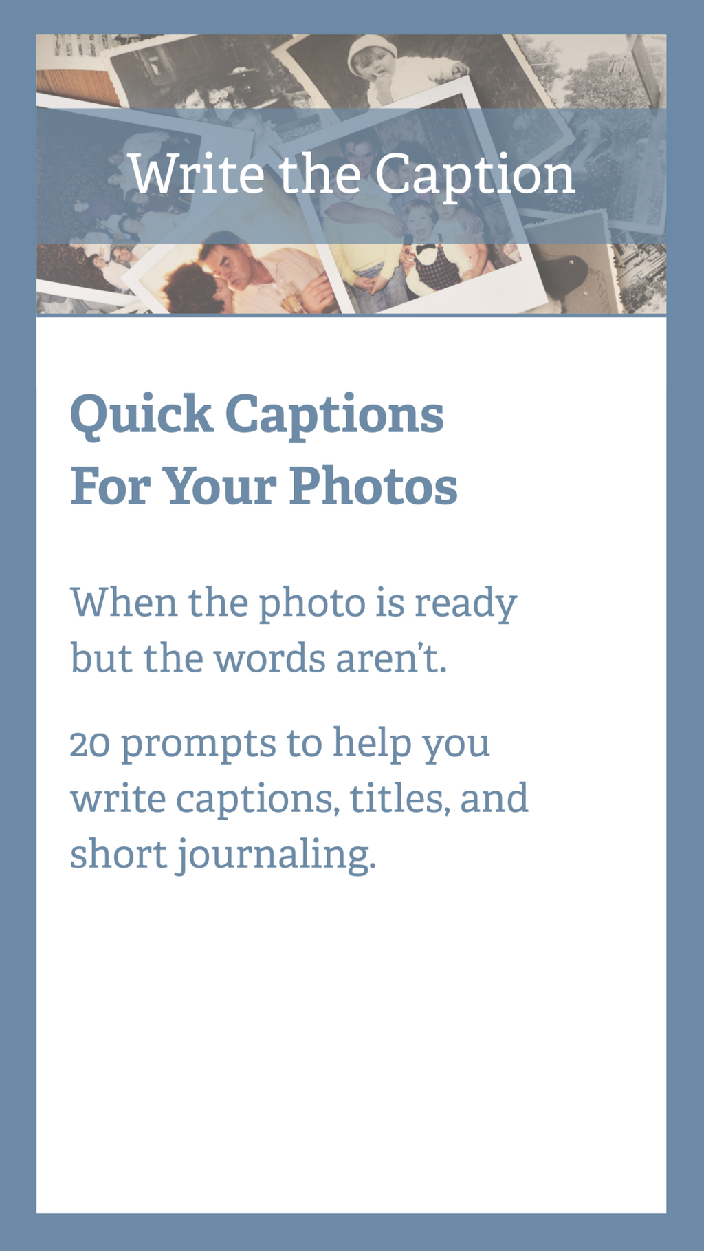 Write the Caption